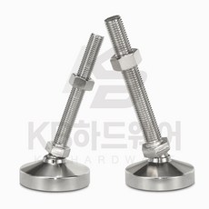 SMFN-59-12 SMFN-59-16 스텐 무가공 조절좌 각도조절 산업용기계 공업용기기 조절발 높이조절 레벨풋 너트포함 스테인리스 STS304 KB하드웨어