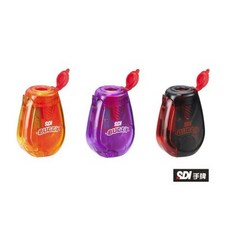 SDI手牌 適用於一般鉛筆及大筆 可愛造型 削筆輕鬆省力, 1個, 0123J 削鉛筆器(大筆專用)-隨機色