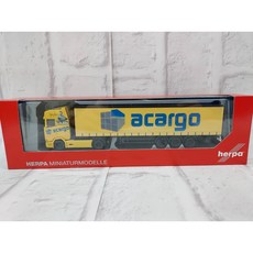 Herpa Scania CS 20 HD 拖車組 Acargo 塗裝模型, 1個