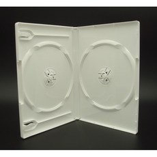 【臺灣製造】14mm白色PP霧面CD盒/DVD盒/光碟盒/CD殼, 1個