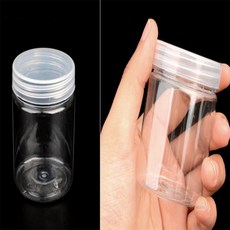 납작 플라스틱 용기 플라스틱밀폐용기, 7cm - 300ml, 1개