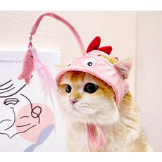 강아지 고양이 모자 19종 귀여운 작은 곰 토끼 귀 판다 사자 개구리 머리띠 파티 포도존 셀카