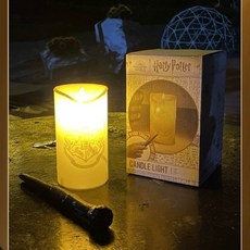 Harry Potter 蠟燭小夜燈 魔杖遙控燈