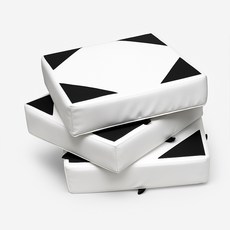 일반형 야구 루베이스 3개 세트 운동 경기용 고정형 베이스 야구훈련 연습용 야외 스포츠 장비, 1세트, 베이지