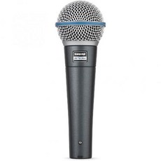 SHURE BETA 58A-J 다이나믹 Vocal Microphone: Super Cardioid Uni-Directional XLR Wired Professional Spec, 신모델, 단품