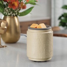 蠟燭森林 Candle Warmers 溶蠟暖檯〈現貨〉新款！蠟塊易更換 香氛 擴香檯 Flip Dish, 自然亞麻, 自然亞麻