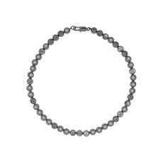 MISBHV 엠보스드 볼 로고 체인 네크리스