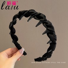 LAFU 髮箍, 1個, 黑色