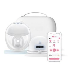유축기 앱 제어 휴대용 지능형 BPA 프리 산후 핸즈프리 전동 유축기 웨어러블, 01 1 Pcs Box, 1