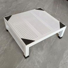 세탁기받침대 건조기 받침대 높이조절 드럼 선반 브래킷, 55x55x15 화이트, 1개