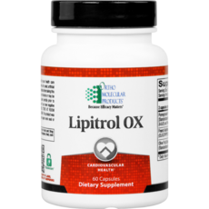 미국 Ortho Molecular Lipitrol OX 60정 심혈관 고지혈증 콜레스테롤 보조제, 1개