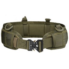 【翔準】8公分戰術腰封 戶外戰術腰帶 多功能快拆 加厚尼龍腰帶 P8001, 綠色