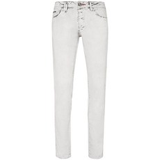 필립플레인 스컬 스탬프 워싱 스키니 진