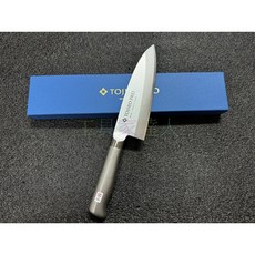 工具家達人 日本製 藤次郎 進階 鐵柄 PRO VG-10 本職用 出刃 魚刀 雞肉刀 F-635 F-636, 1個, F-636 165mm 出刃,原產利度, Silver