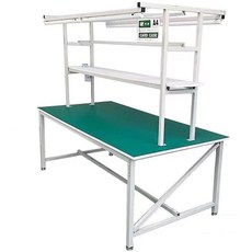 알루미늄 작업대 80x60x75 단면 180 x 80x180, 플랫폼 180 x 120x75