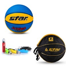 스타 어린이 농구공 점보매직 5호 6호 7호 농구공가방 공펌프 포함, 점보매직 5호(가방세트), 1개