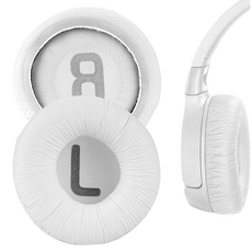 JBL T510BT T520BT 이어 패드 호환 쿠션 커버 귀마개 화이트 1쌍 JR300 JR300BT T450BT T500BT Tune500 Tune500BT, 1개