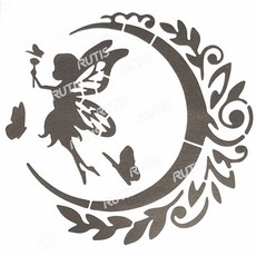 ST-CU2-0063型染版 蝶古巴特DIY簍空模板 塗鴉模版 繪畫模版, 1個, ST-CU2-0063