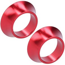 MOPFOL 2팩 알루미늄 합금 스템 스페이서 286mm 포크용 5mm 원뿔형 테이퍼 와셔 도로 및 산악 자전거와 호환되는 헤드셋 교체 부품, Red