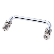 폴딩도어손잡이 해양 보트 RV 도어 해치 핸들 난간 스테인레스 스틸 접이식 그랩 바 하드웨어 다4 인치 100mm, 1개