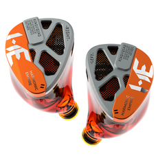 하모닉 엠파이어 HE 소교 인이어 커널형 하이브리드 유선 이어폰, 오렌지, 3.5mm