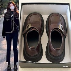 POMTOR 여성 착한 소프트 키높이 로퍼 2 col 신발 단화 슈즈 구두 6.5CM