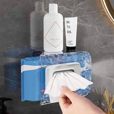 모나코올리브 물티슈 거치 홀더, 투명, 2개