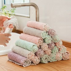 홈밸류언스 대영 요술 극세사 벨벳 양면 행주 랜덤발송, 10개