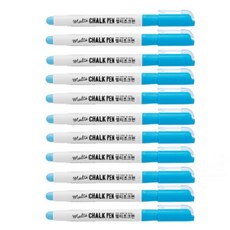 12개입 하늘색 멀티초크펜