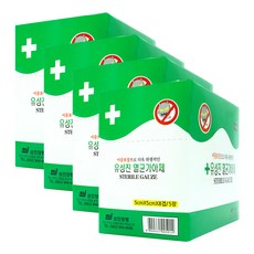 유성진 멸균가아제 소형 5cm*5cm*5매입 X20개 x 4박스, 20개입