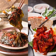 해성 반찬모음 양념깻잎1kg + 무말랭이무침1kg 기획패키지 _아이스박스출고, 1개, 2kg