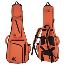 Moonwalk Stage-EG1300 電吉他硬袋 10週年紀念款 全新品 公司貨, 1個, 深橘色