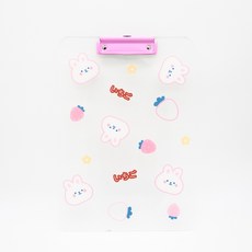 【CHL】A4透明板夾, 1個, 顏色隨機
