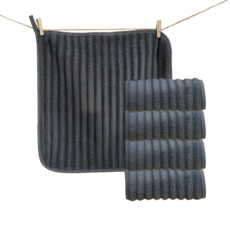 홈르네 퀵 드라이 고리 핸드타월, 1세트, 네이비5p