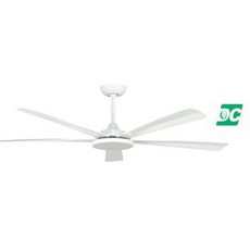 穩帝士 62吋 DC直流變頻工業吊扇 3D葉片 直流遙控, 白