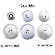 씰링 와셔 고무 방수 복합 개스킷 알루미늄강 미끄럼 방지, K. M5.5x16mm(50pcs), 2. Aluminium