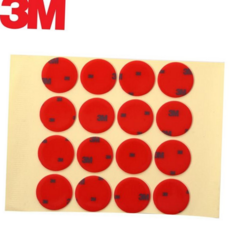 3M 강력양면테이프 원형 차량용 자동차용 양면테이프, 3M강력양면테이프 원형 25mm 16P, 1