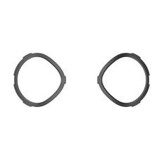 AMVR Oculus Quest/Rift S 鏡片防刮環，VR鏡片保護套件，多尺寸矽膠環, 紅藍, 1套, CG1