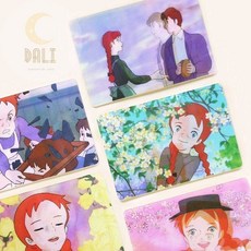 [빨강머리앤] 장면바뀌는 일러스트카드 벽인테리어 인테리어엽서 빨간머리앤굿즈, 앤+길버트