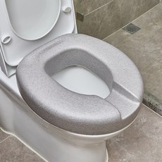 EPP馬桶增高墊老人孕婦坐便墊防水坐便器墊子家用可水洗馬桶墊圈, 1個, 灰色EPP馬桶墊【親膚舒適可增高9CM】