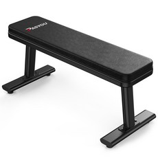 PASYOU 평벤치 헬스 플랫벤치 벤치프레스의자 덤벨벤치 밴치프레스 헬스벤치 헬스의자 벤치운동 웨이트벤치 벤치프레스의자 운동벤치 홈운동 헬스장용- 검은색, BLACK