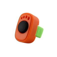엄지손가락 훈련 인터랙티브 사운드 클리커 필요 개와 고양이 긍정적 보상 훈련기, 1개, 3. Dark orange