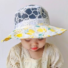 신학기 준비물 고급 봄 여름 가을 아동 모자 시스루 후르츠챙 벙거지 학용품 어린이집 유치원 학교