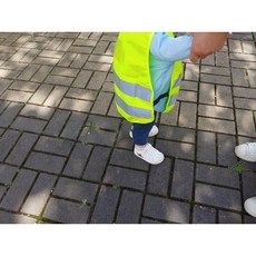 야외활동 네이처 안전조끼, 주황중형, 1개