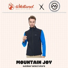 Wildland荒野 N66防風防潑三層貼保暖背心 0B02708 黑色 旅遊 登山 內刷毛 山悅