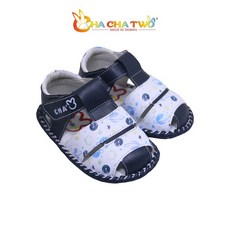 【恰恰兔】台灣手工製經典寶寶學步涼鞋【24024星球藍】真皮鞋墊吸汗透氣，版型偏大