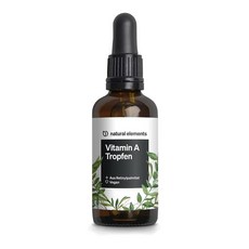 내추럴엘리먼츠 비타민A 드롭스 natural elements Vitamin A Drops Oil, 1개, 50ml