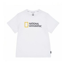 내셔널지오그래 NATIONAL GEOGRAPHIC KIDS K262UTS901 빅로고 반팔 티셔츠 WHITE 454755