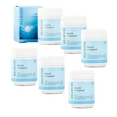 Belrose 魚油+維他命D 膠囊 (6入組 60顆/瓶), 1個