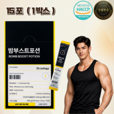 닥터놀로지 밤부스트포션 의사개발 장어 19마리 남성활력 고함량 L 아르기닌 마카 야관문 아연, 15개, 20g